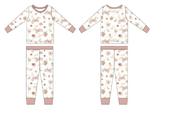 PREORDER - Whimsy Wheels- Pajama Set