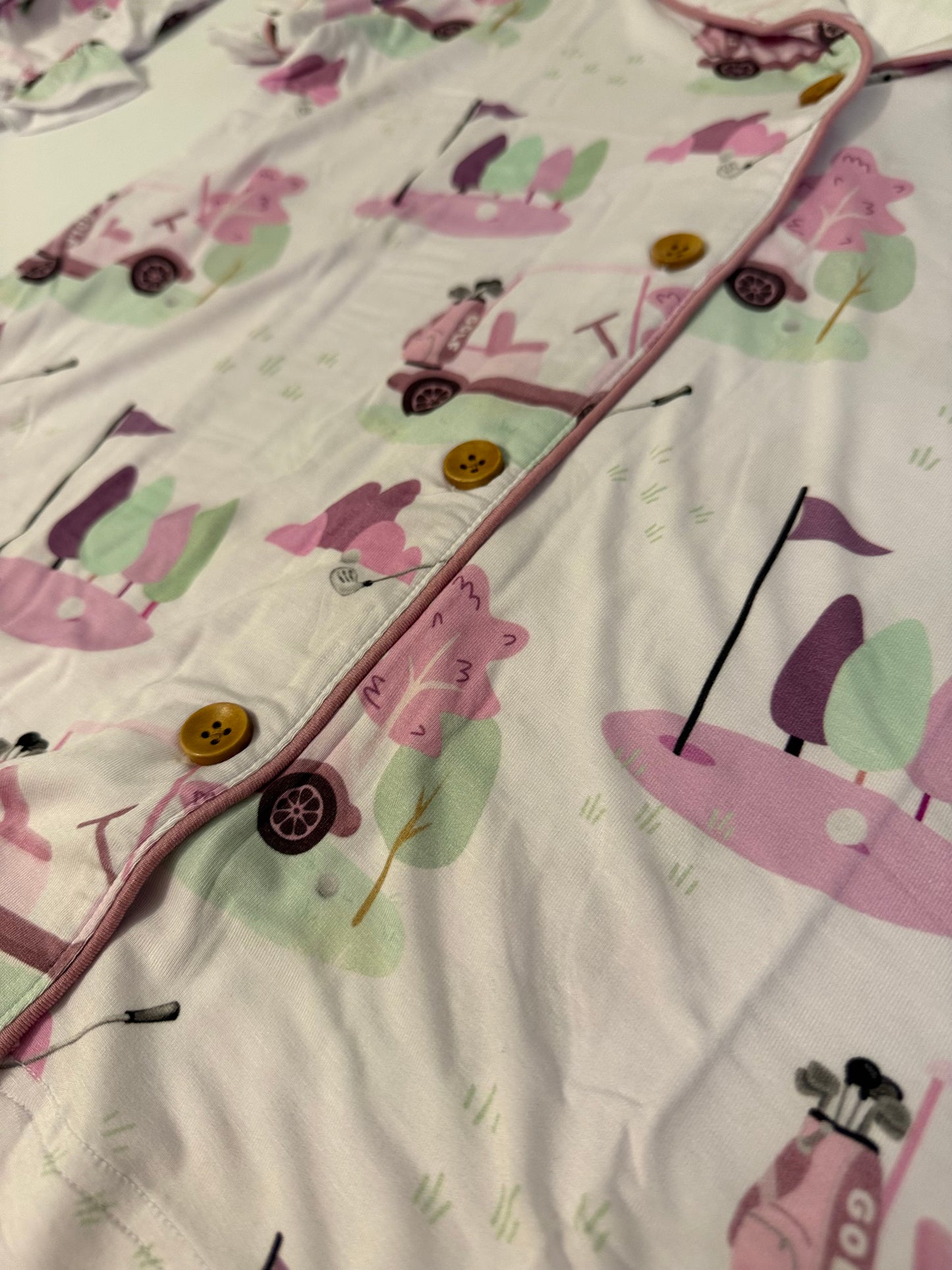 Caddy Club - Pink - Womens Shorts Set