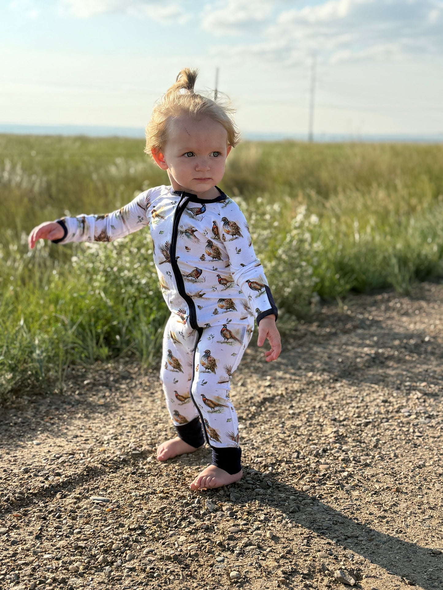 Pheasant Hollow - Convertible Zipper Romper