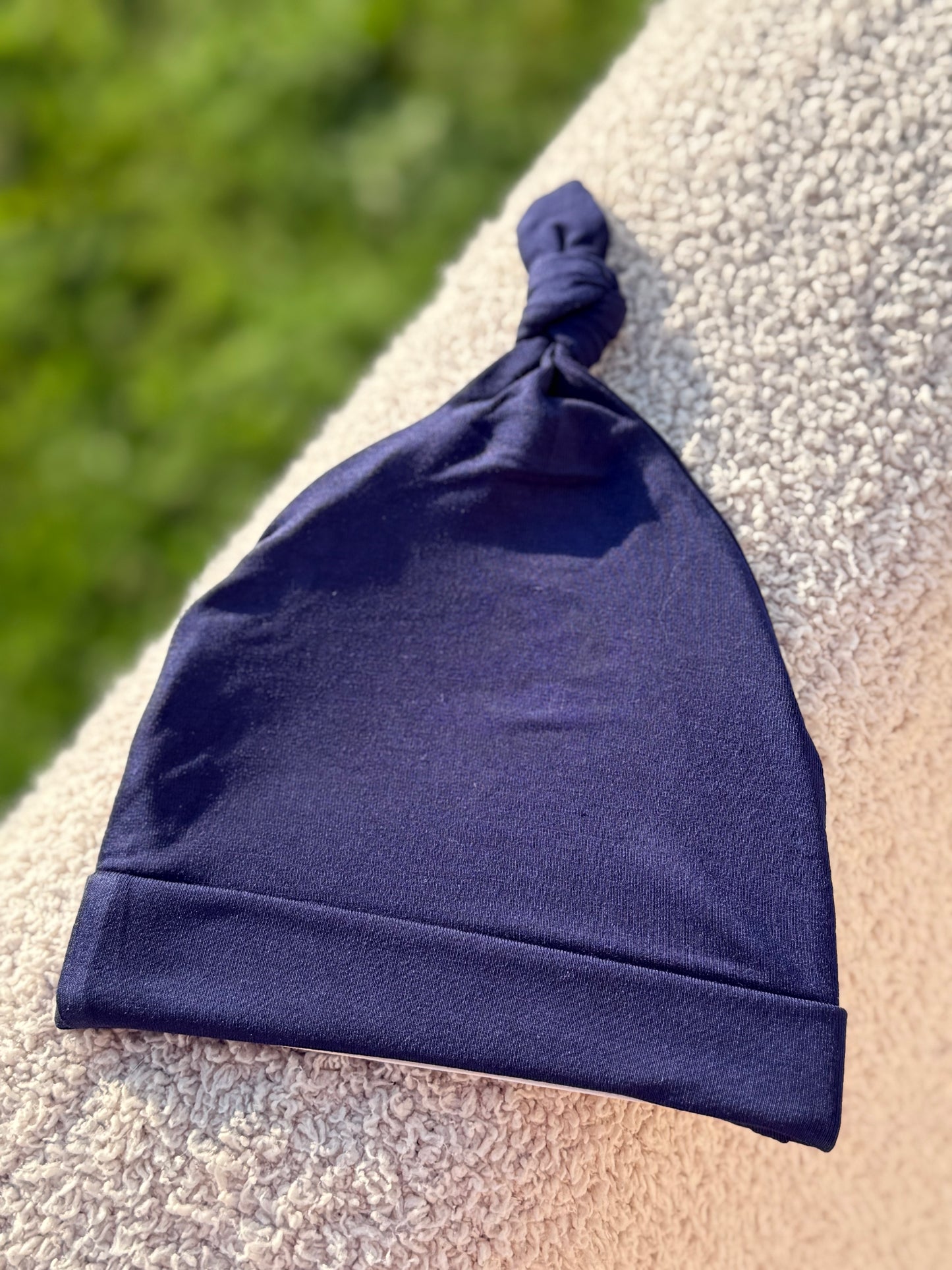 Twilight Blue - Knotted Hat