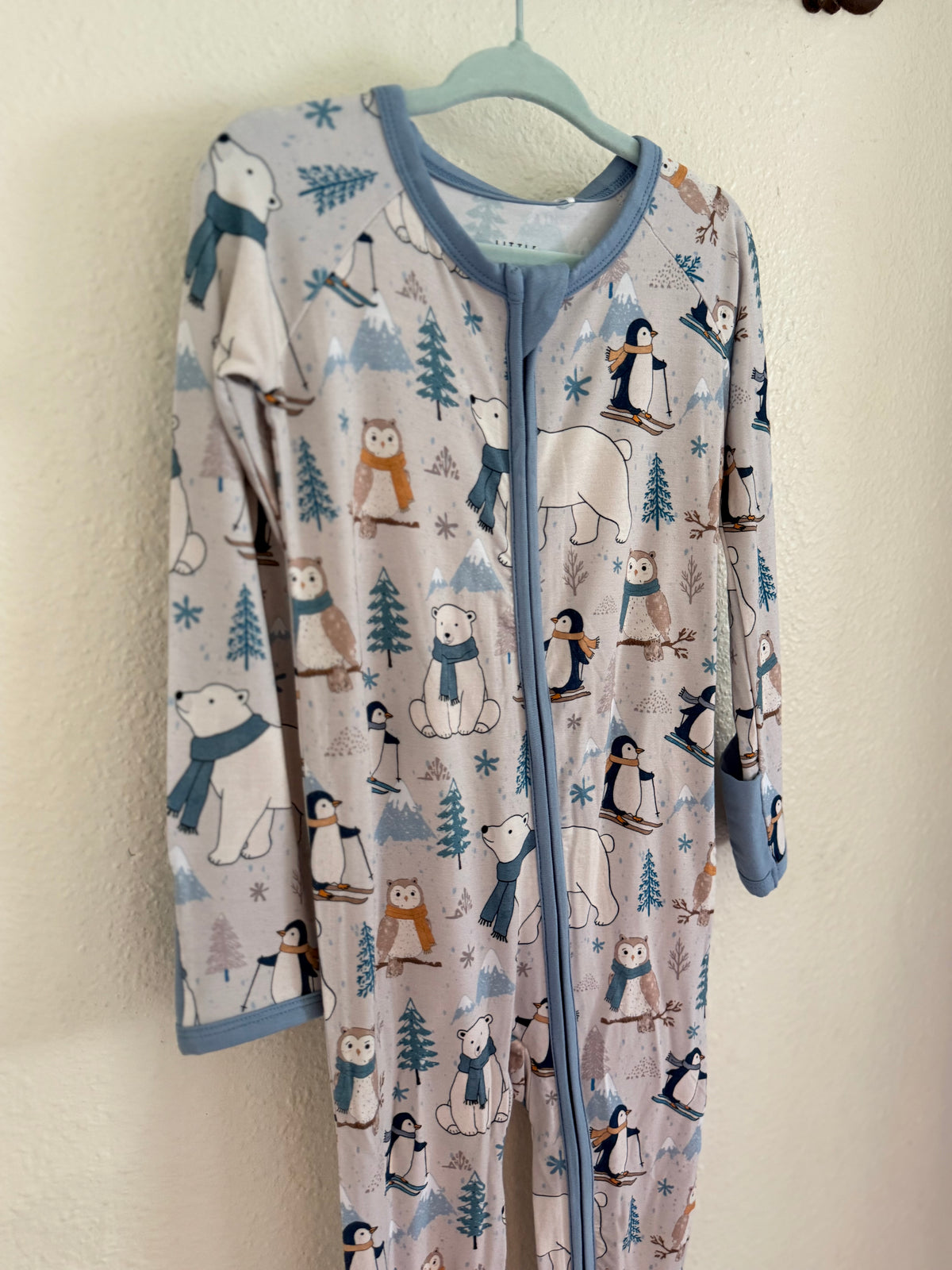 Frosted Friends - Convertible Zipper Romper