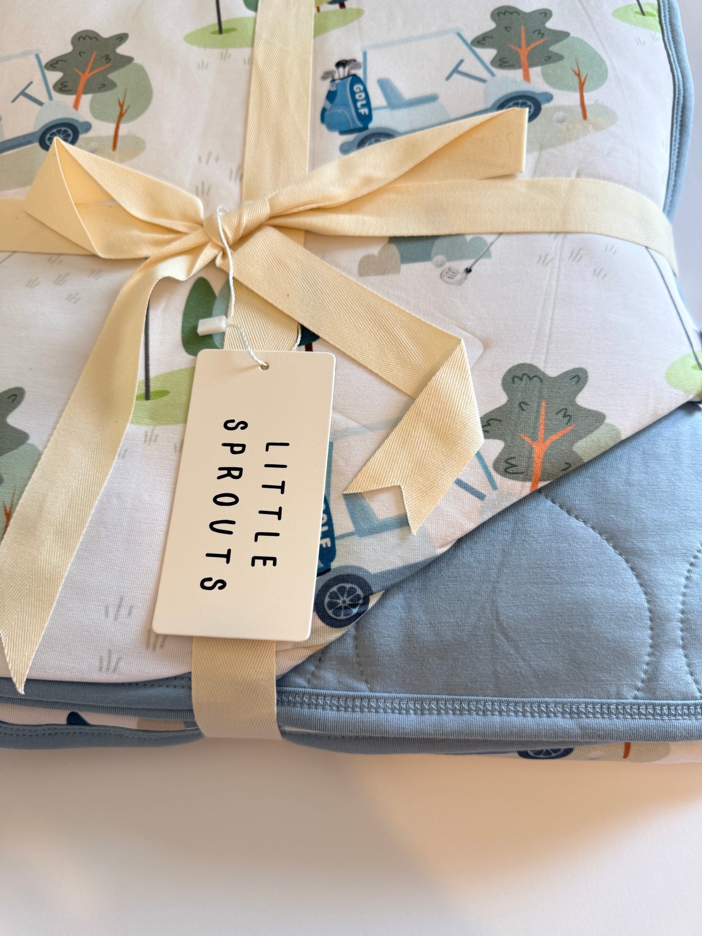 Caddy Club - Blue - Children's Quilted Blanket
