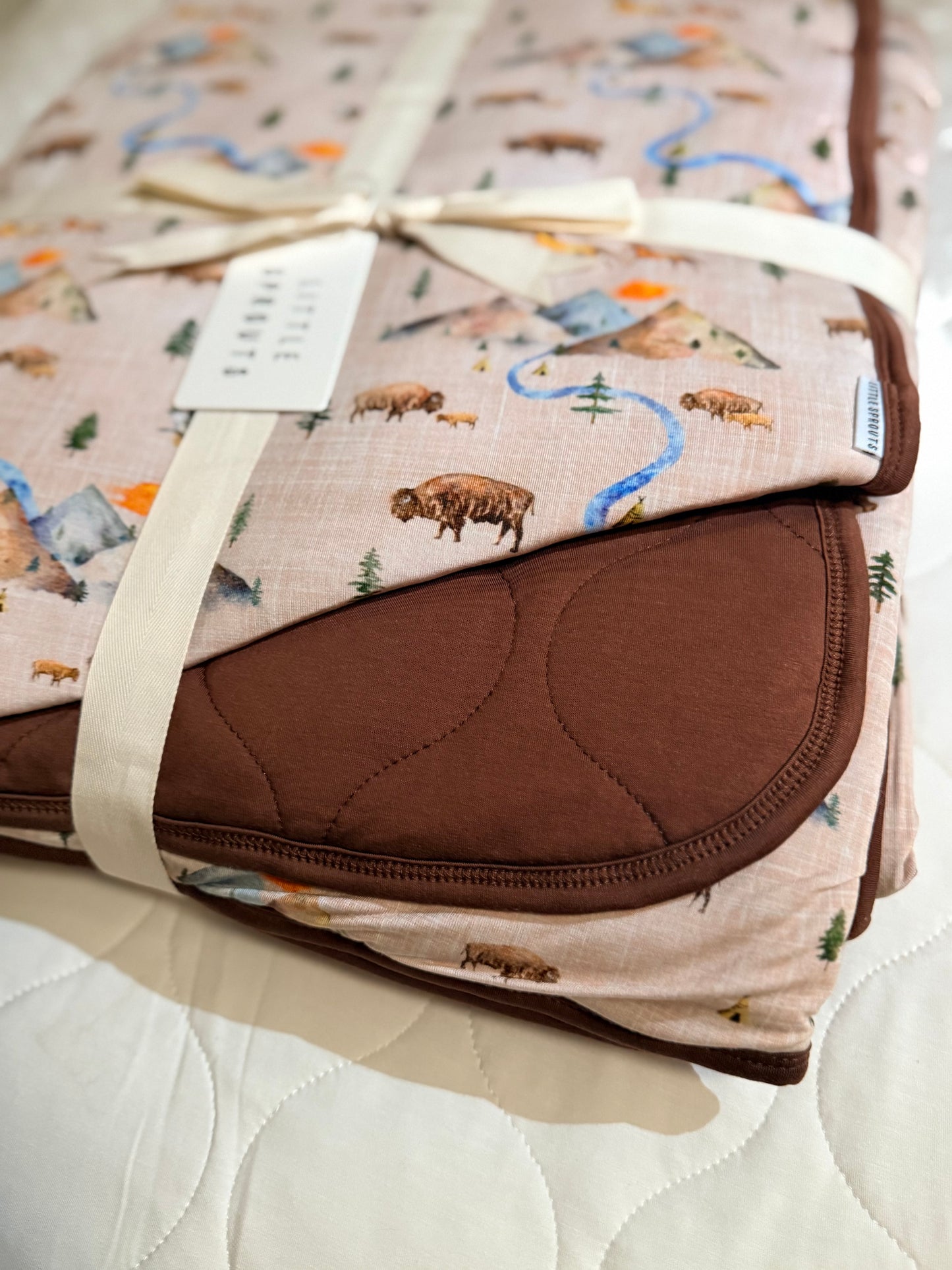 Prairie Run - Adult Quilted Blanket