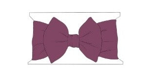 PREORDER - Mulberry Mist - Headband Bow