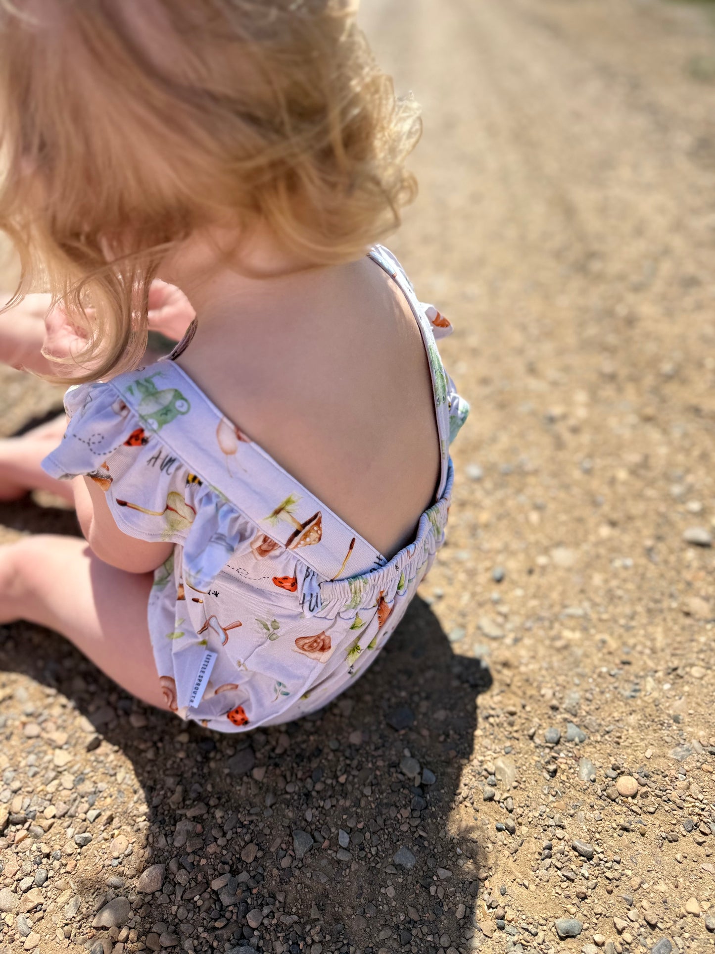 Little Explorers - Ruffled Baby Romper