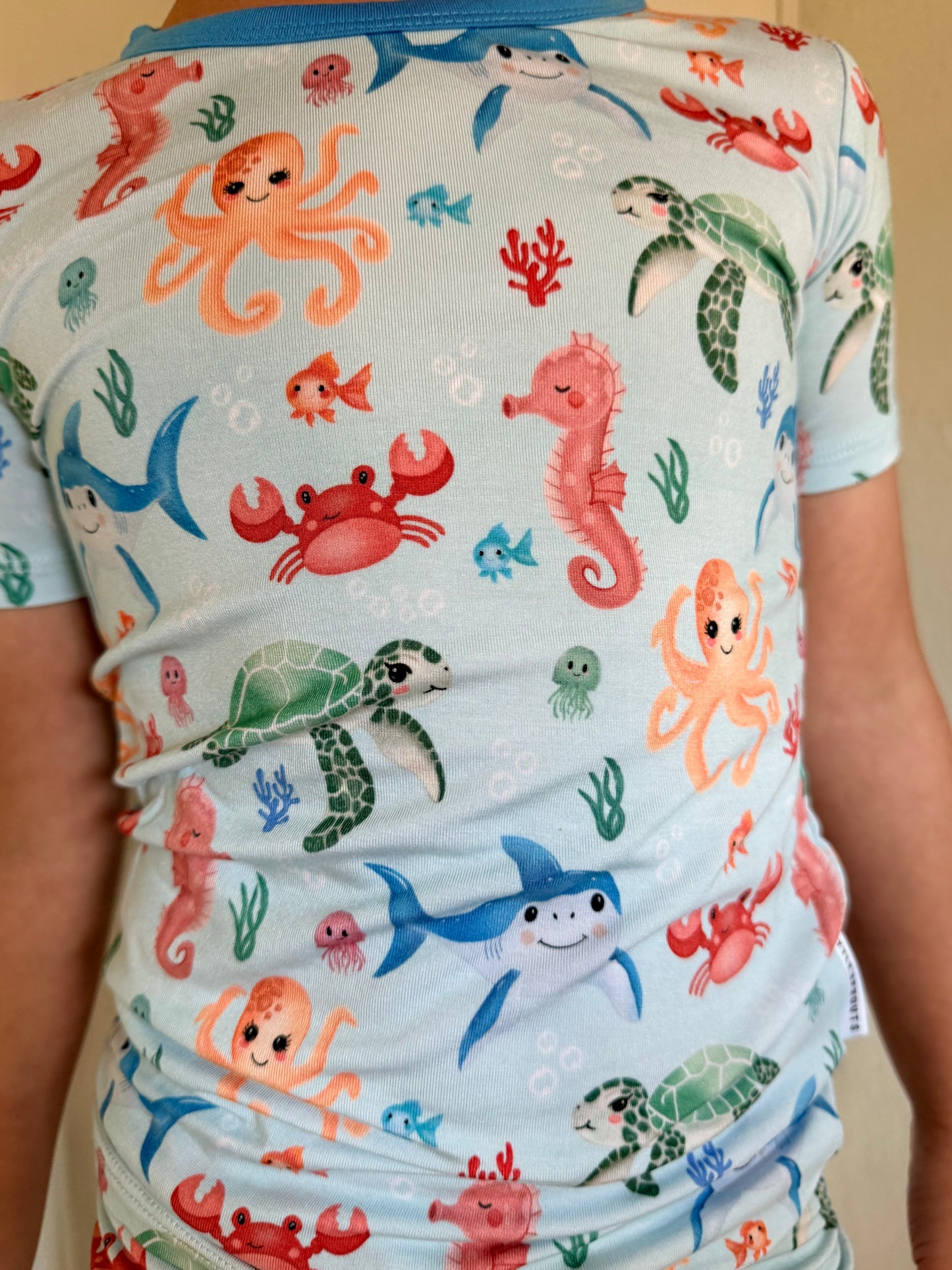 Seaside Stories - Short Sleeve + Shorts Pajama Set