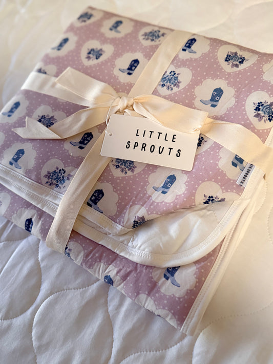 Western Charm - Mini Quilted Blanket