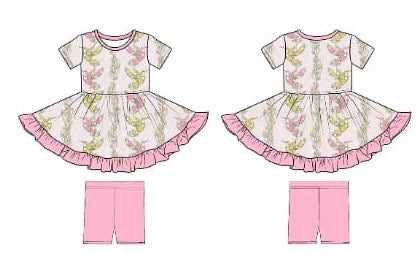 PREORDER - Wendy's Promise - Twirl Dress + Shorts Set