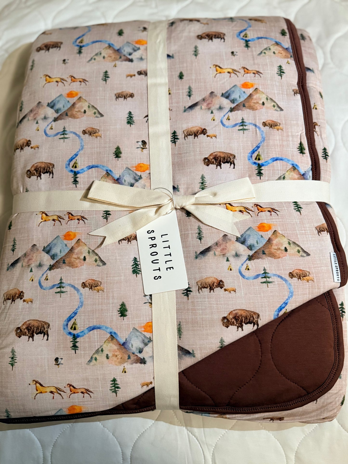 Prairie Run - Adult Quilted Blanket