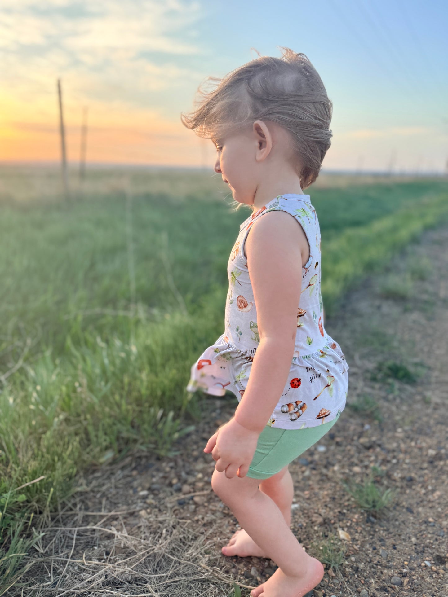 Little Explorers - Peplum Top Set
