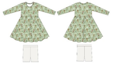 PREORDER - Made New - Twirl Dress + Shorts Set