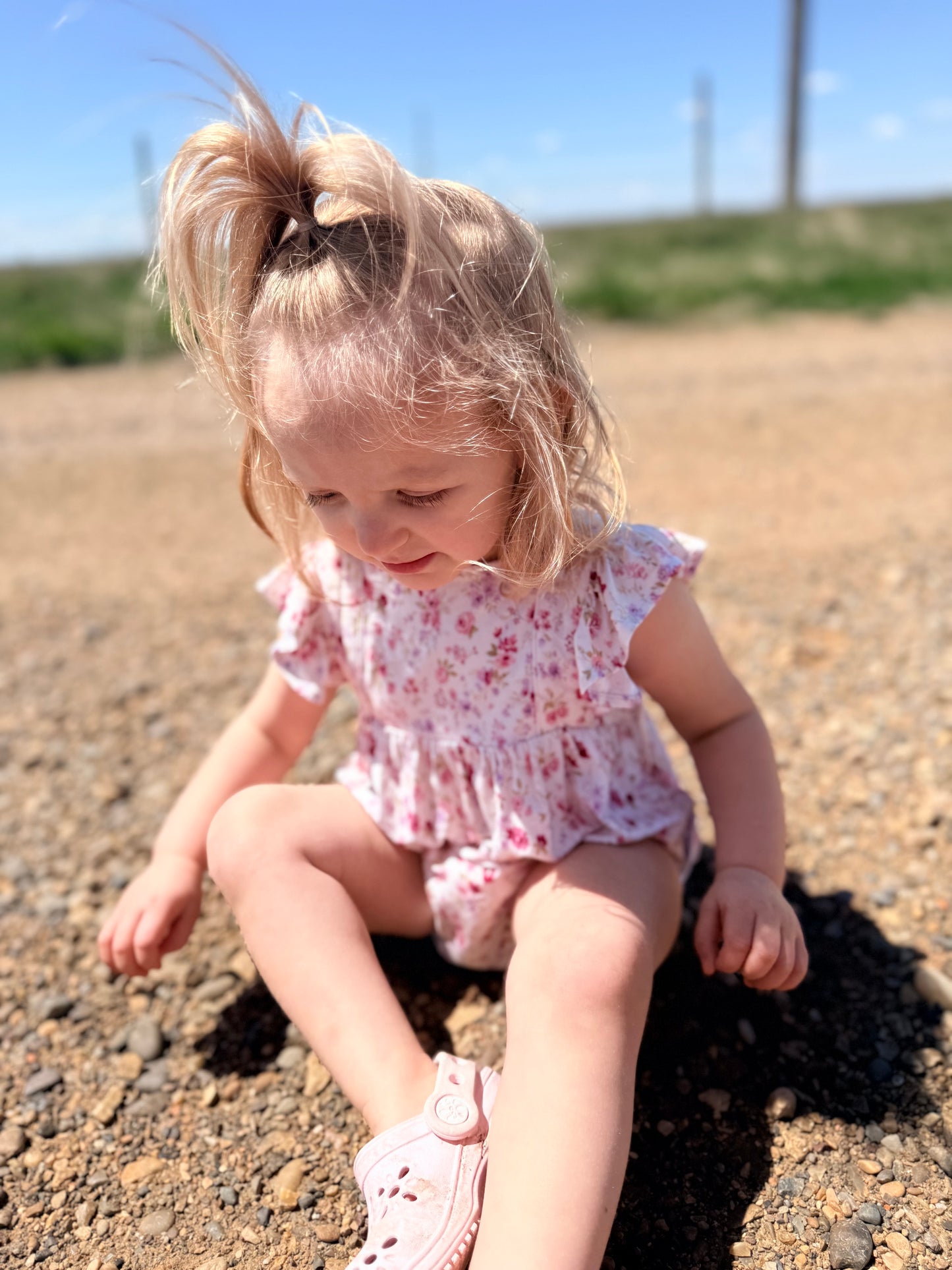 Ivory Garden - Ruffled Baby Romper