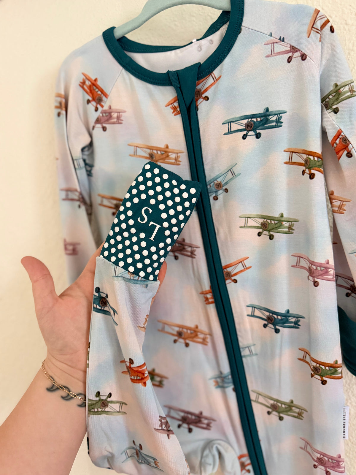 Cloud Chasers - Convertible Zipper Romper