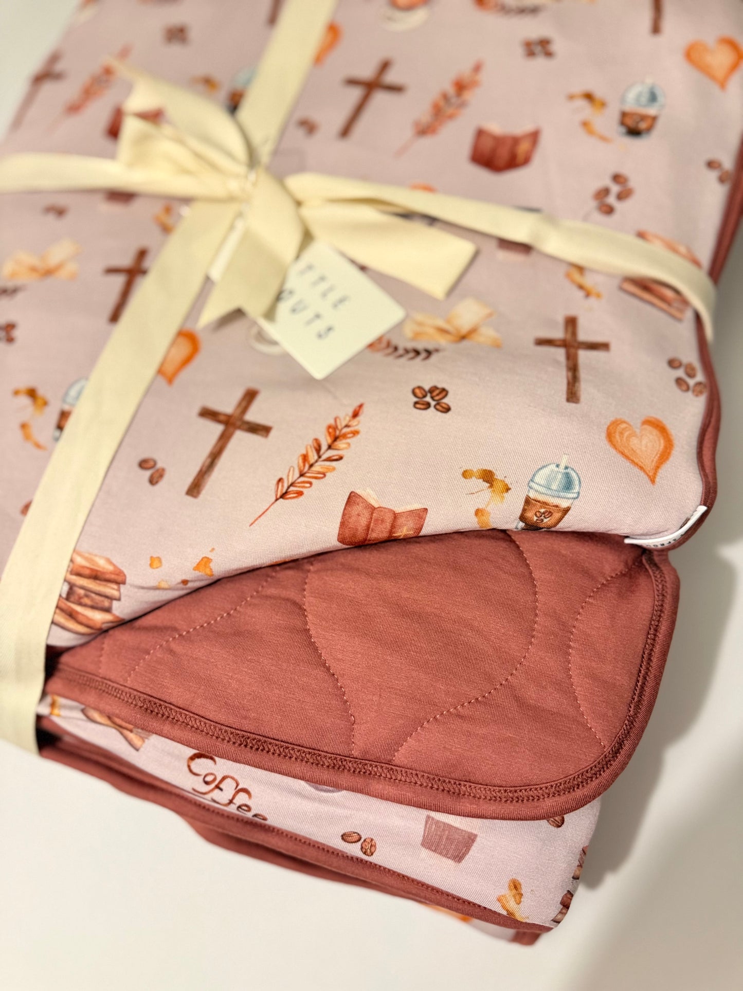 Sunday Sips - Adult Quilted Blanket