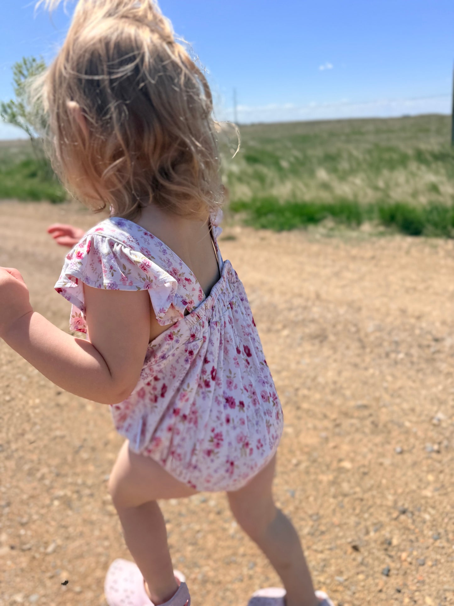 Ivory Garden - Ruffled Baby Romper