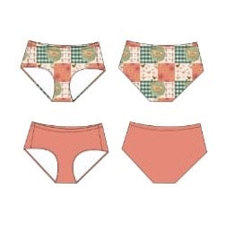 PREORDER - Clucky Cottage - Girls Underwear Set
