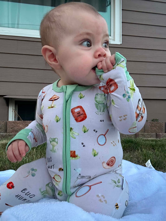 Little Explorers - Convertible Zipper Romper