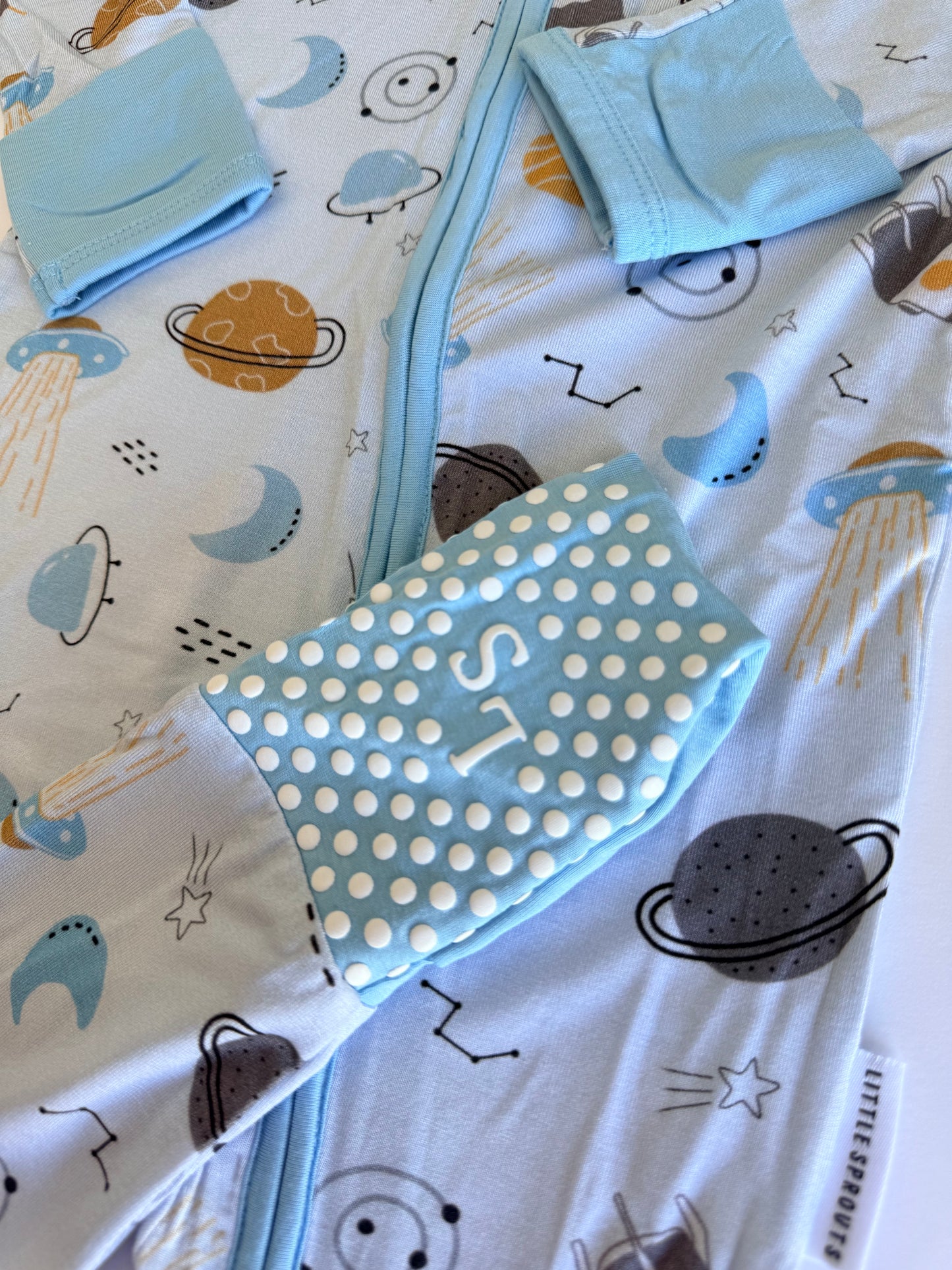 Space Sprouts - Convertible Zipper Romper