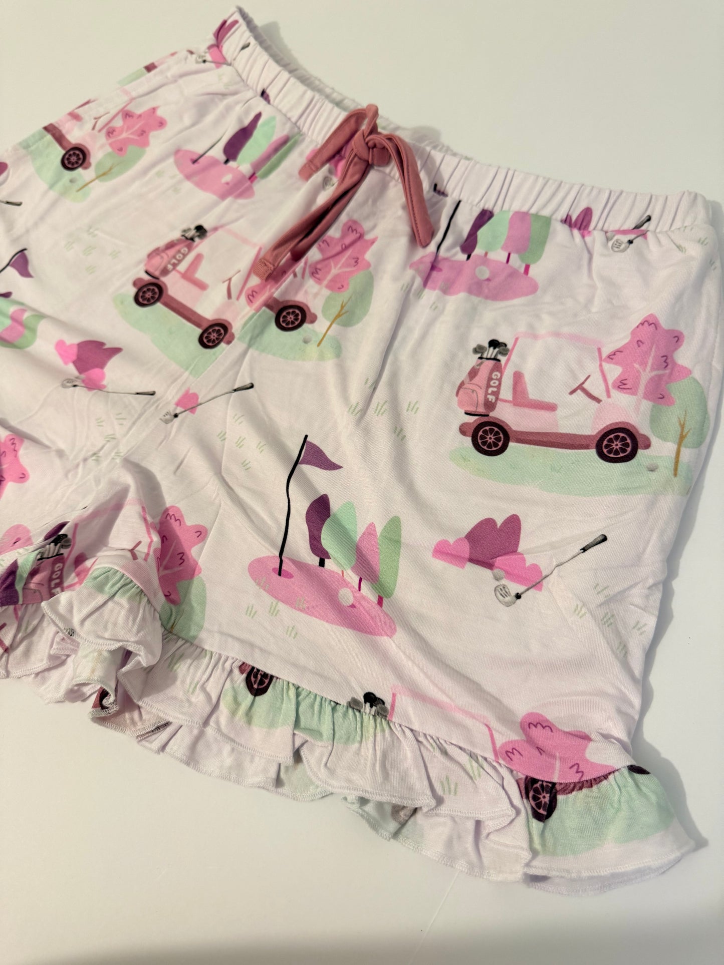 Caddy Club - Pink - Womens Shorts Set