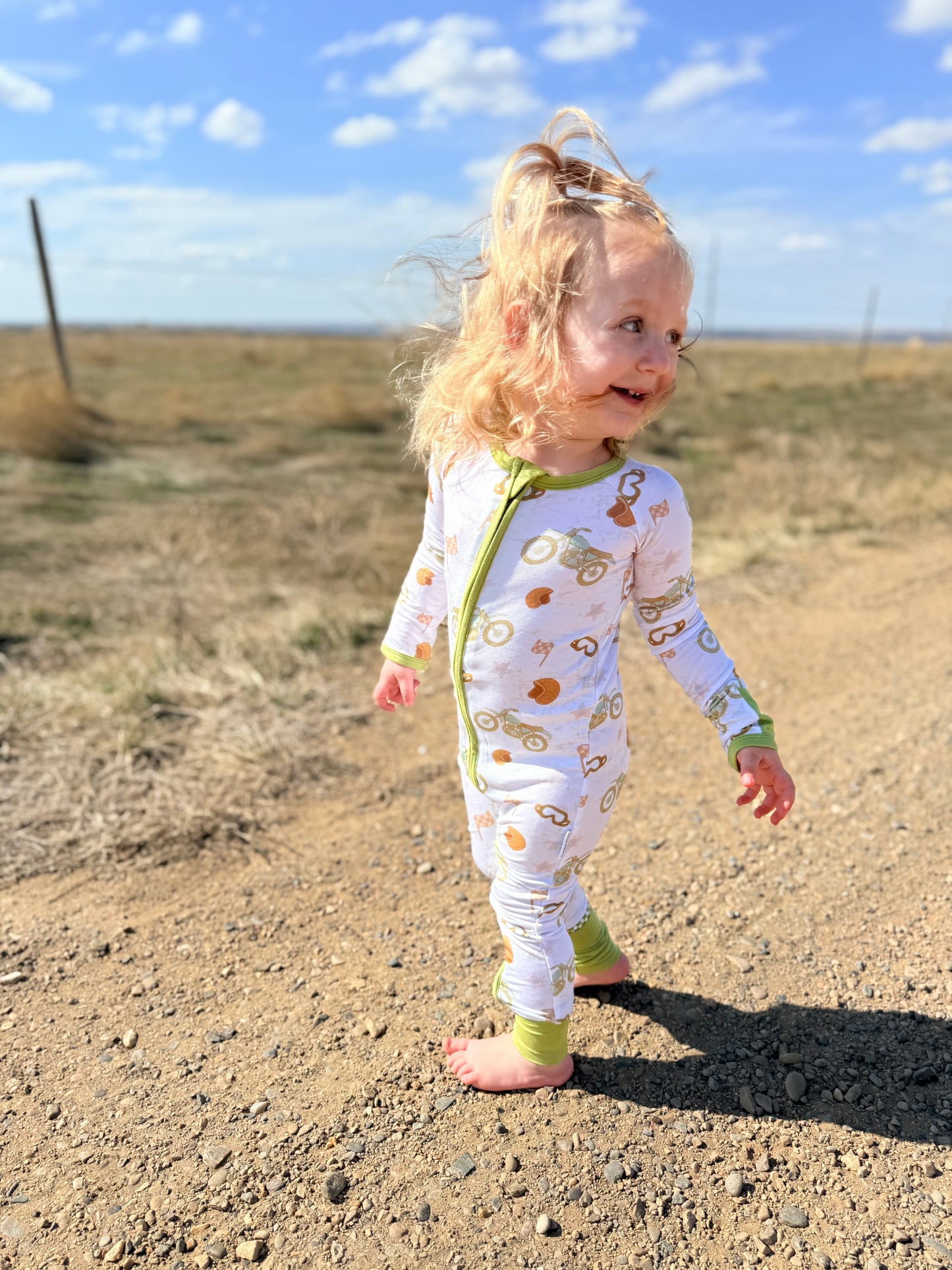 Retro Rally - Convertible Zipper Romper