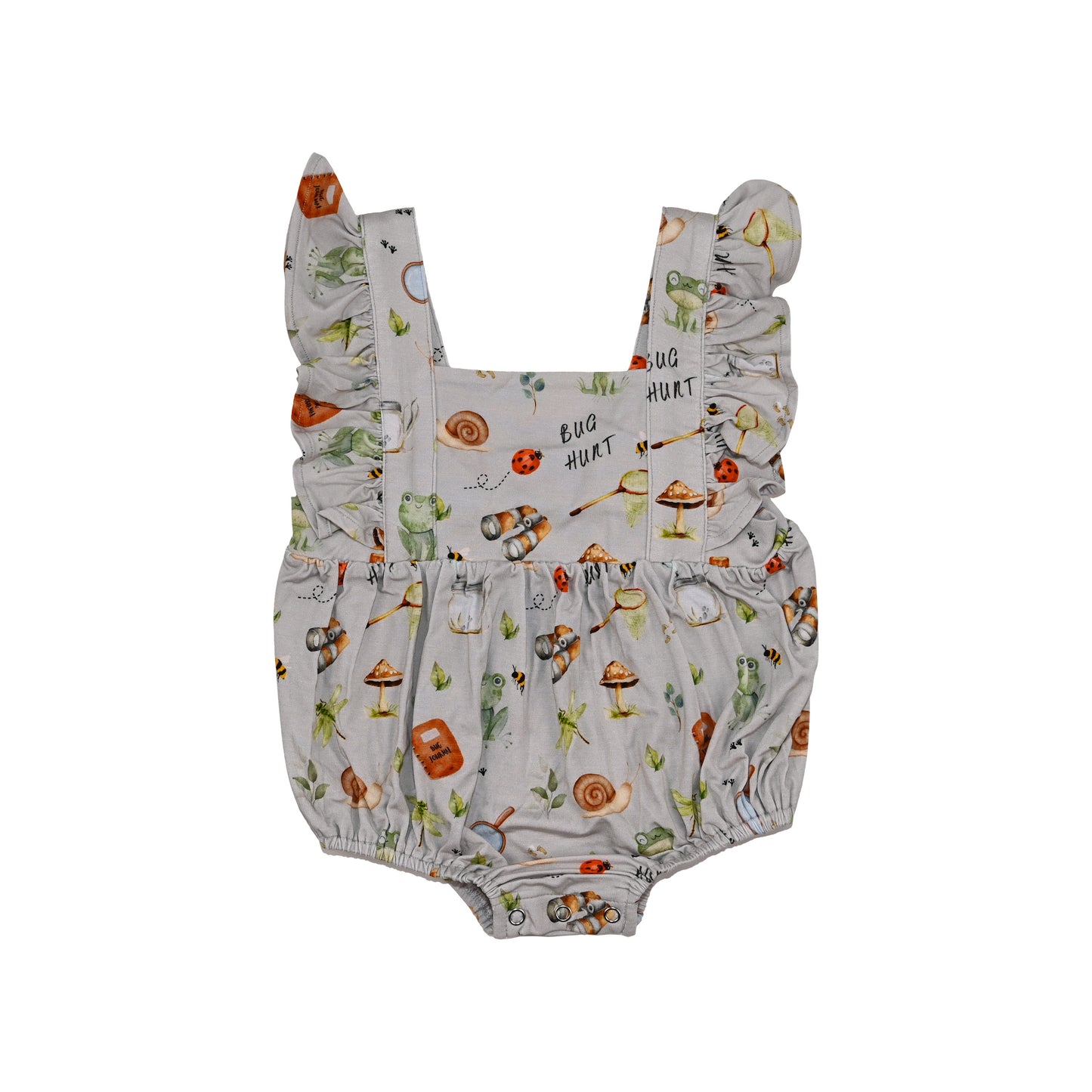 Little Explorers - Ruffled Baby Romper