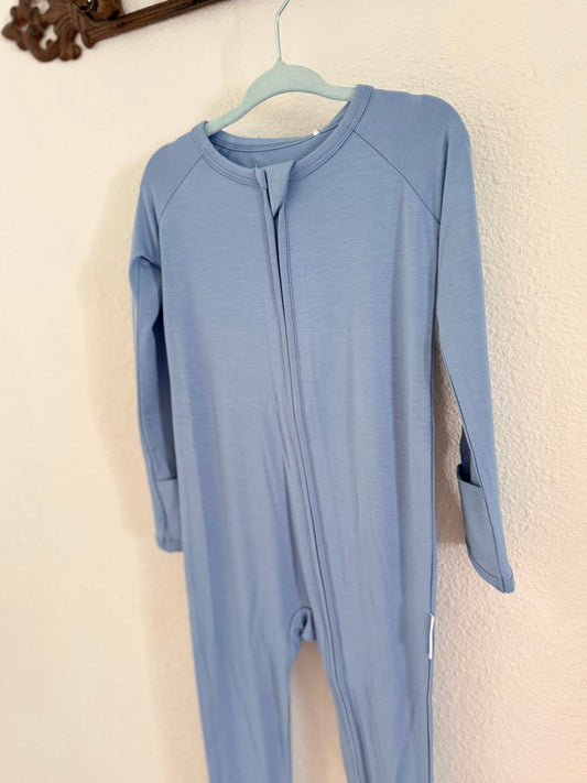Harbor Mist - Convertible Zipper Romper