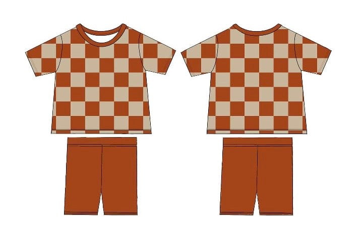 PREORDER - Harvest Check - Women's Biker Set