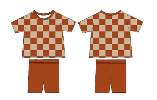PREORDER - Harvest Check - Women's Biker Set