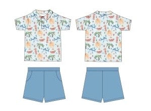 PREORDER - Seaside Stories - Polo Shirt Set