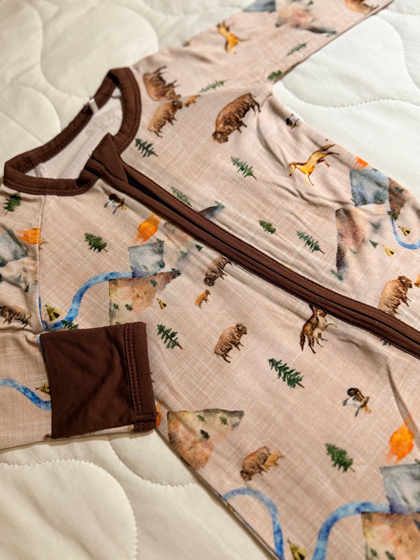 Prairie Run - Convertible Zipper Romper