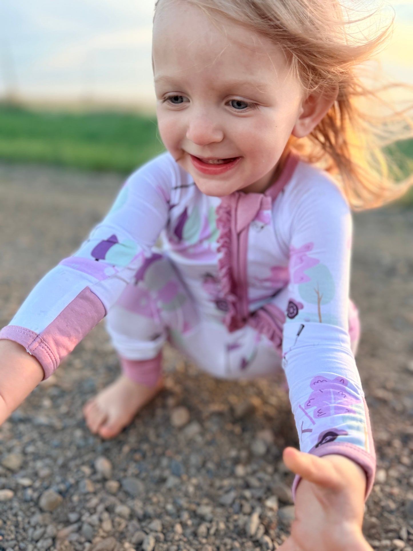 Caddy Club - Pink - Ruffled Convertible Zipper Romper