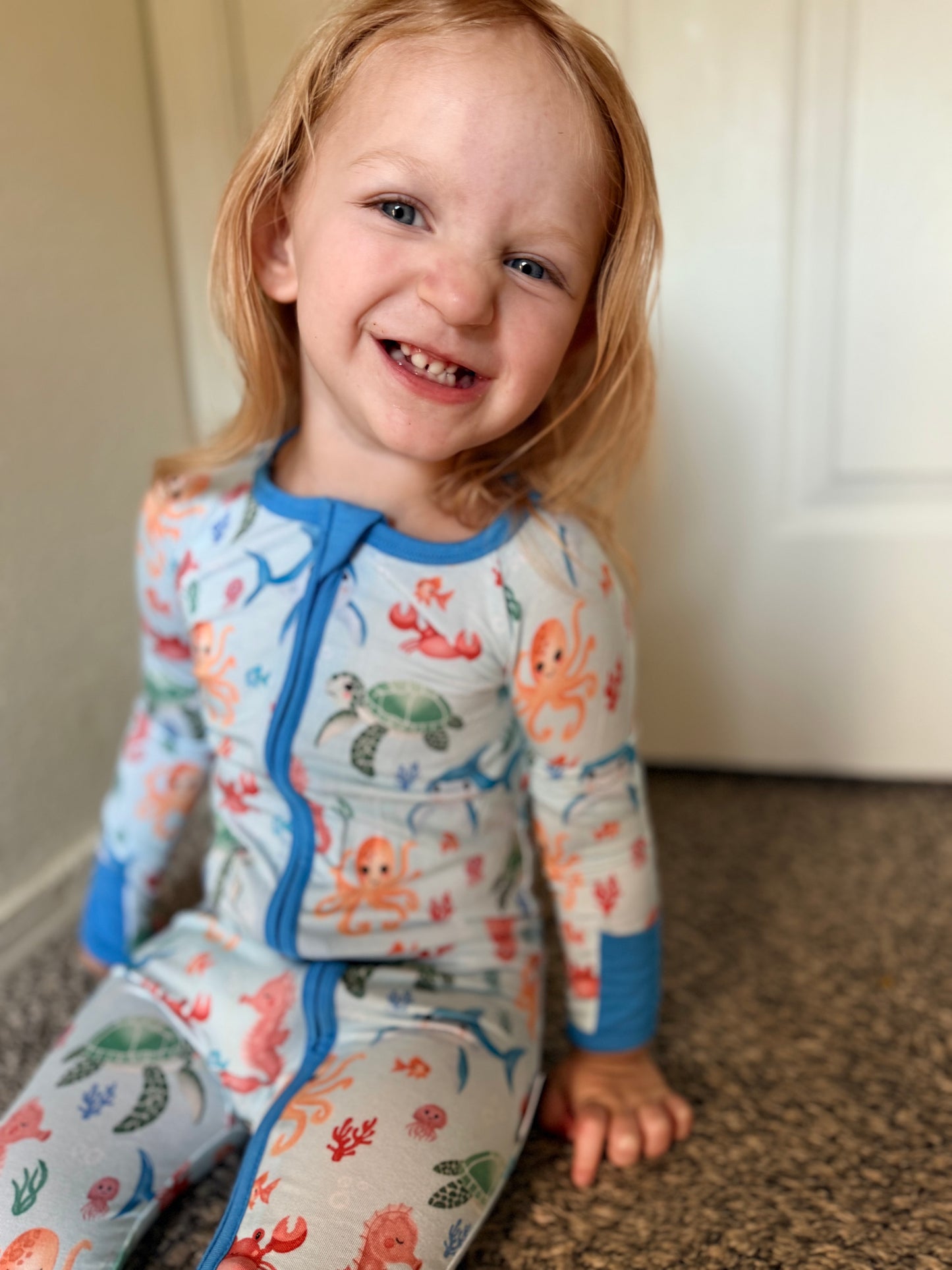 Seaside Stories - Convertible Zipper Romper