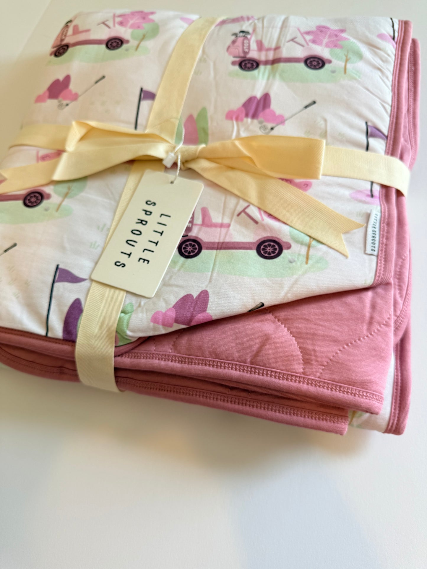 Caddy Club - Pink - Children's Quilted Blanket