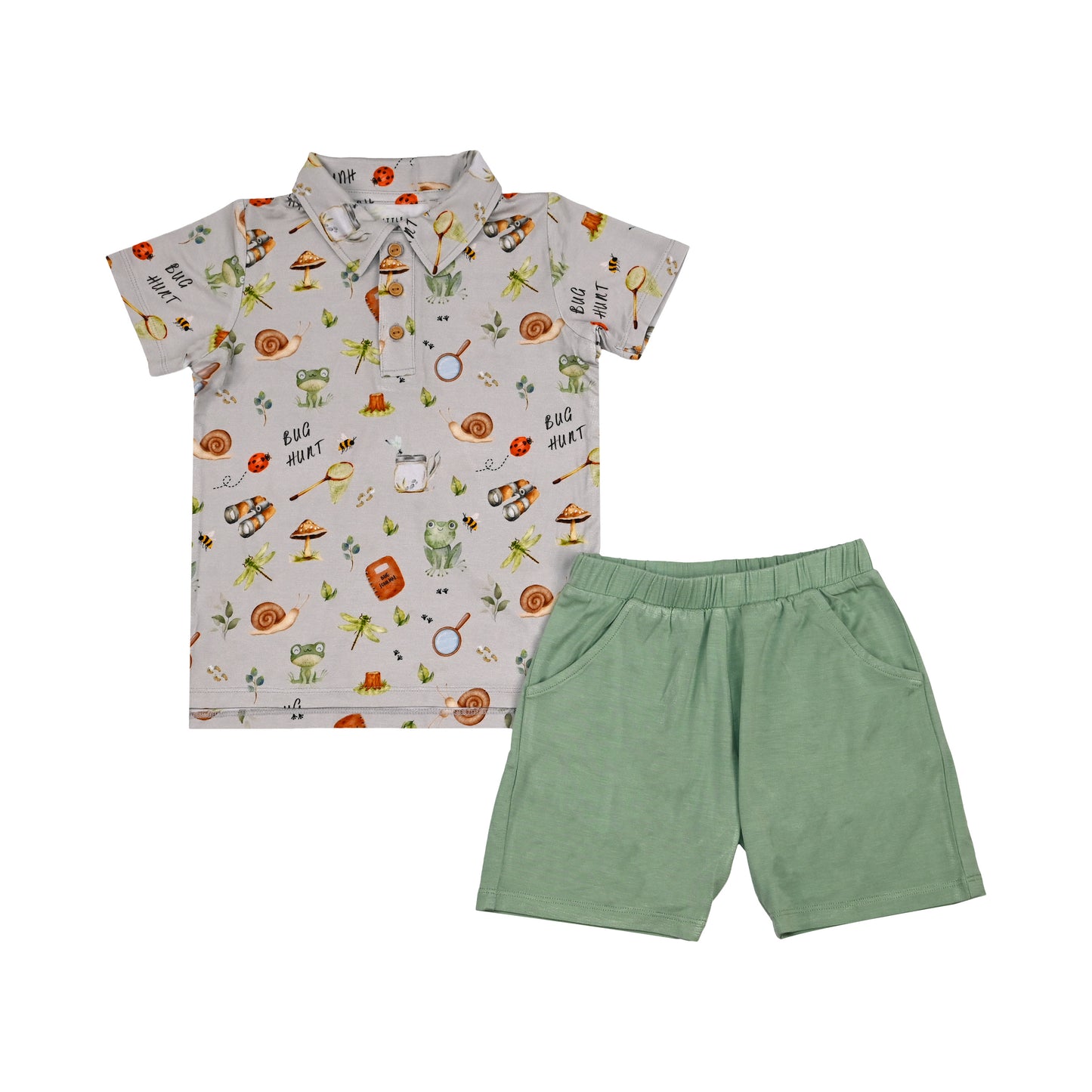 Little Explorers - Polo Shirt Set