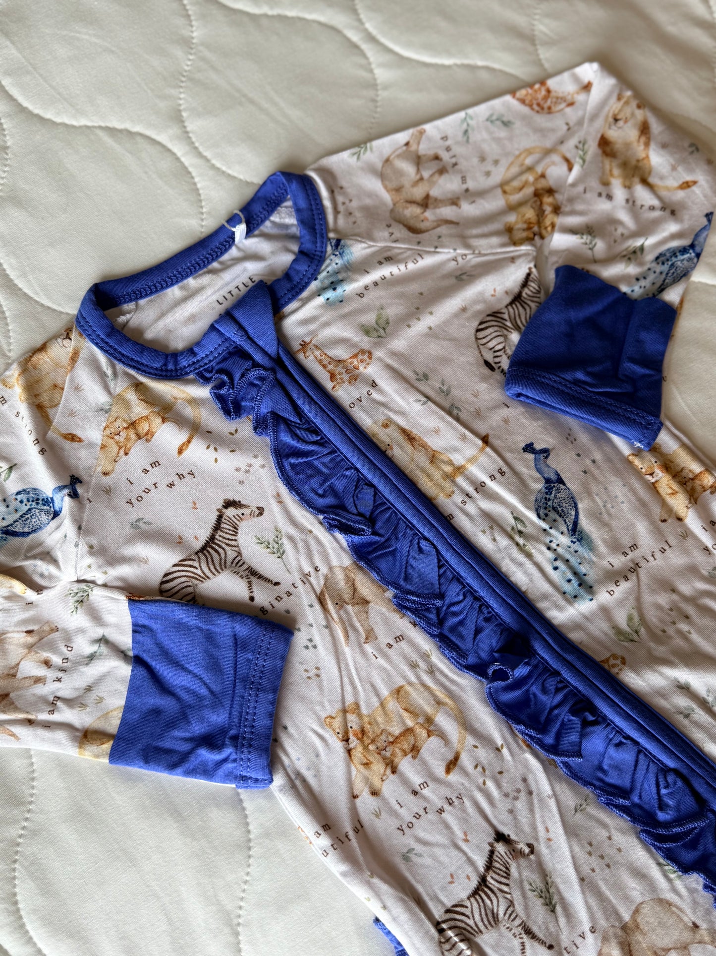 Wildly Loved - Ruffled Convertible Zipper Romper