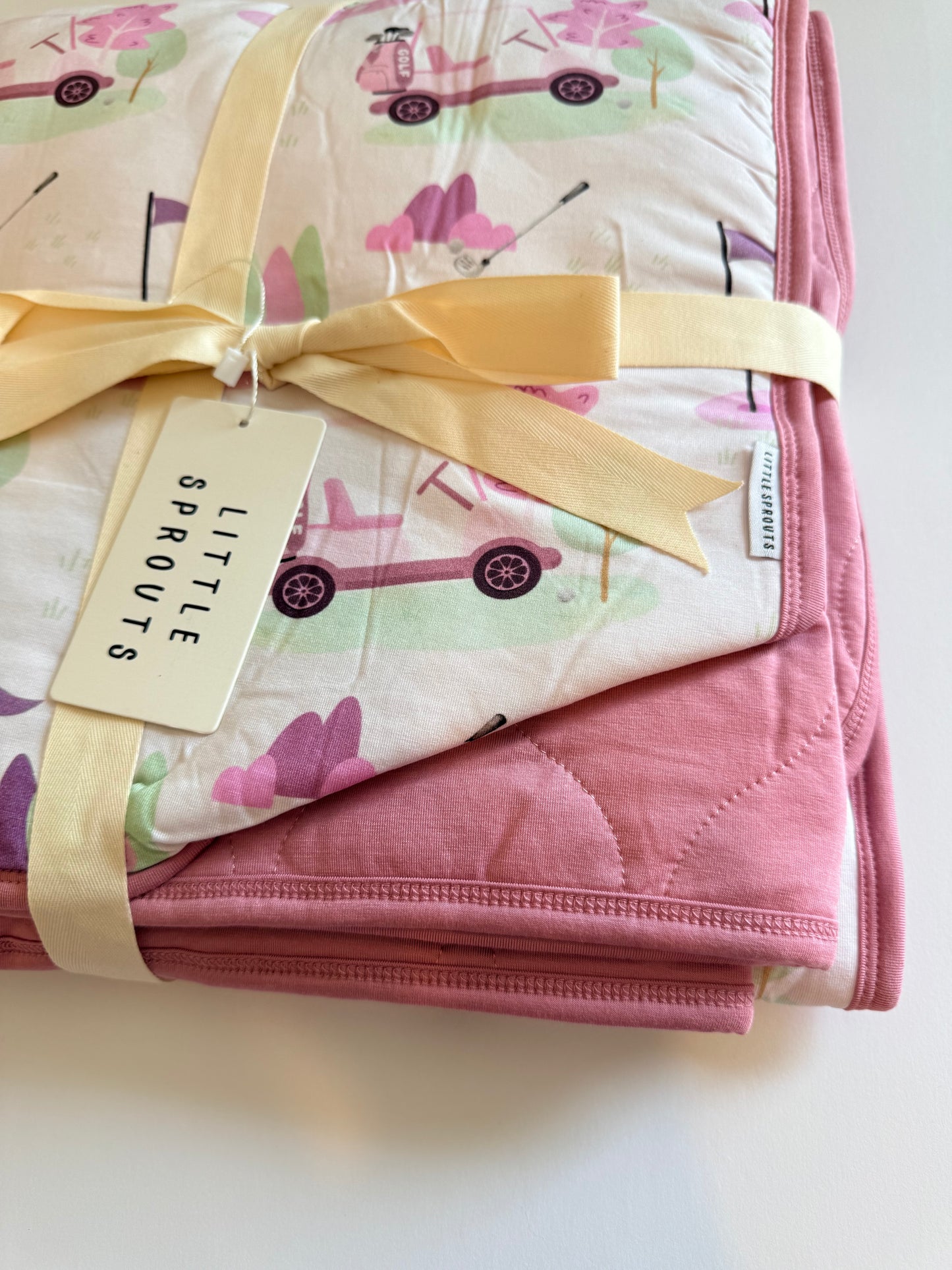 Caddy Club - Pink - Children's Quilted Blanket