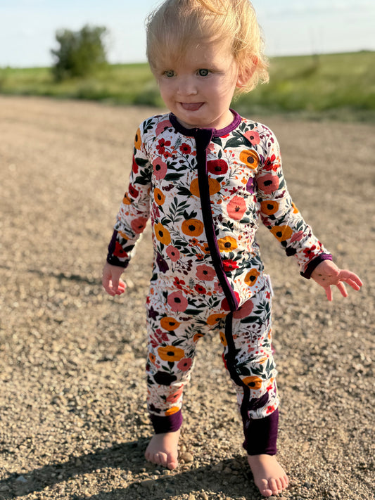 Made to Bloom - Convertible Zipper Romper