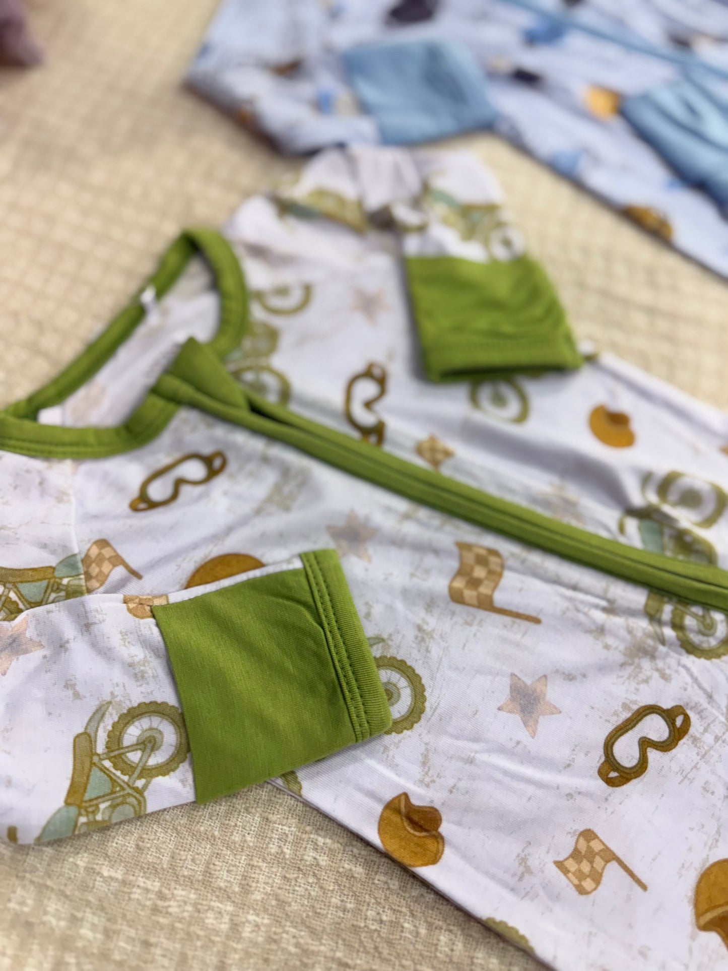 Retro Rally - Convertible Zipper Romper
