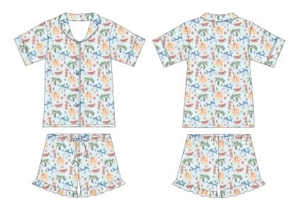 PREORDER - Seaside Stories - Womens Shorts Set