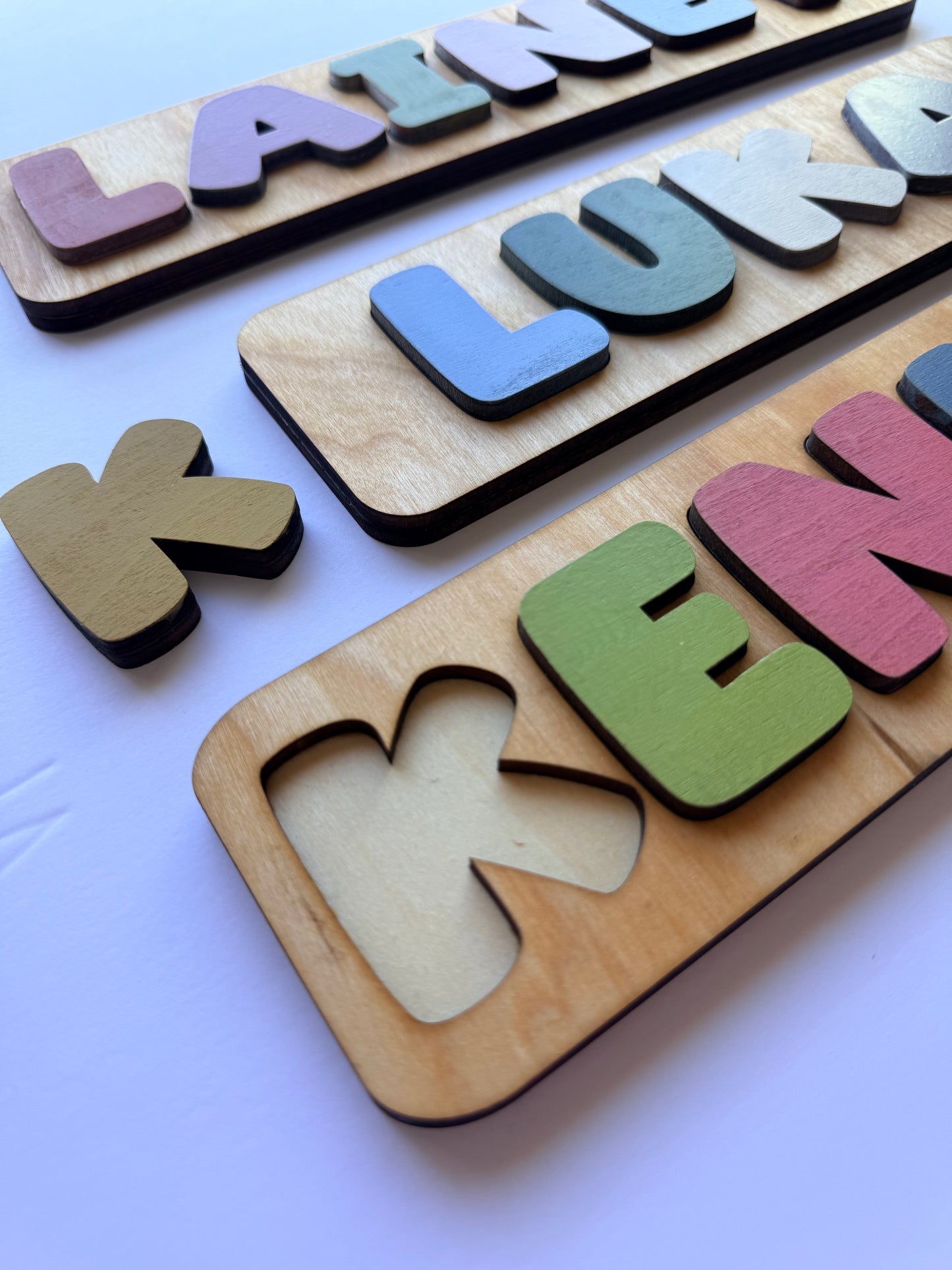 Customized Wooden Name Puzzles