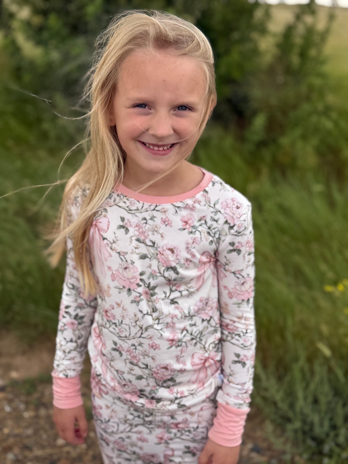 Pink Peonies - Pajama Set