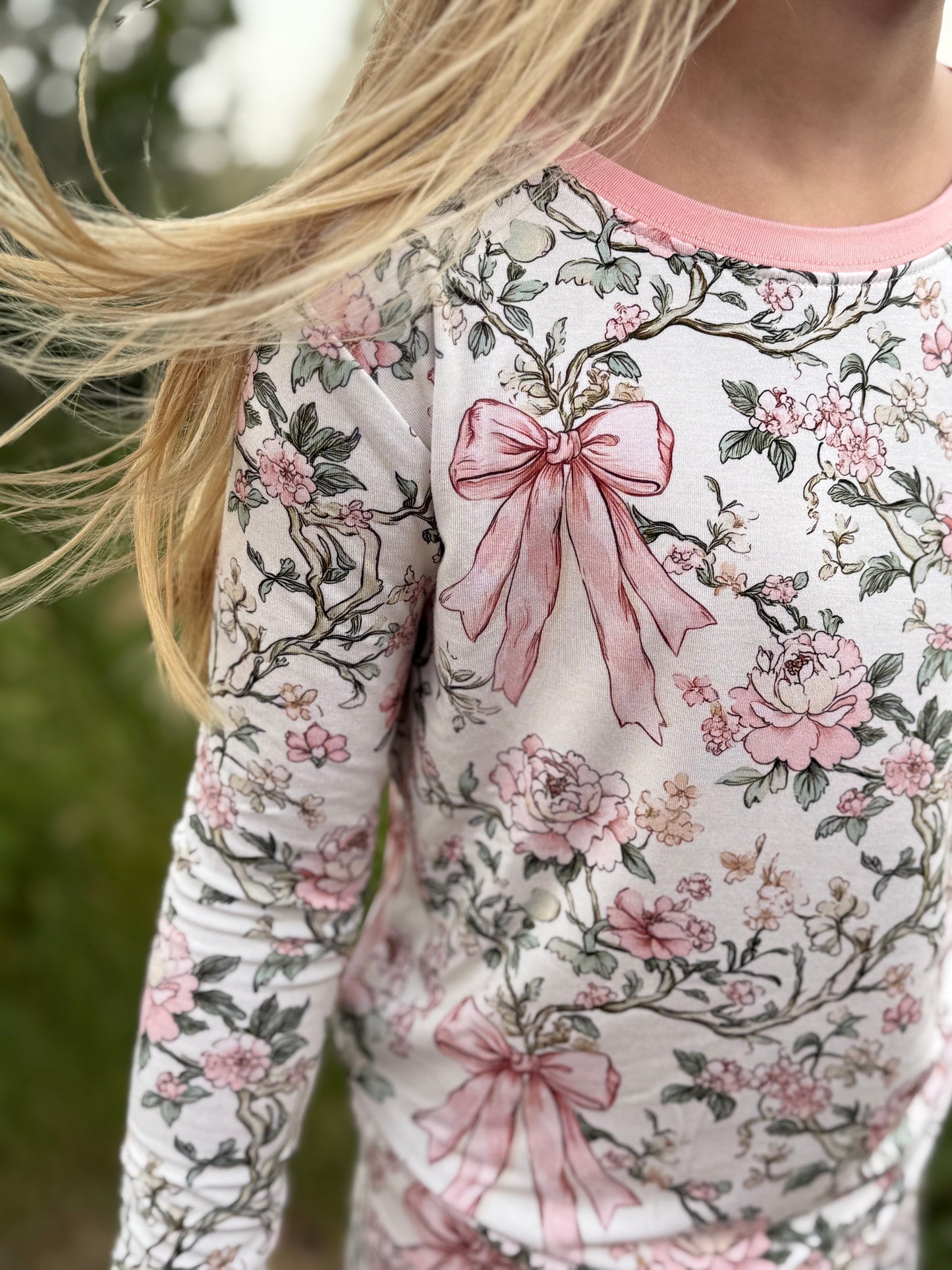 Pink Peonies - Pajama Set